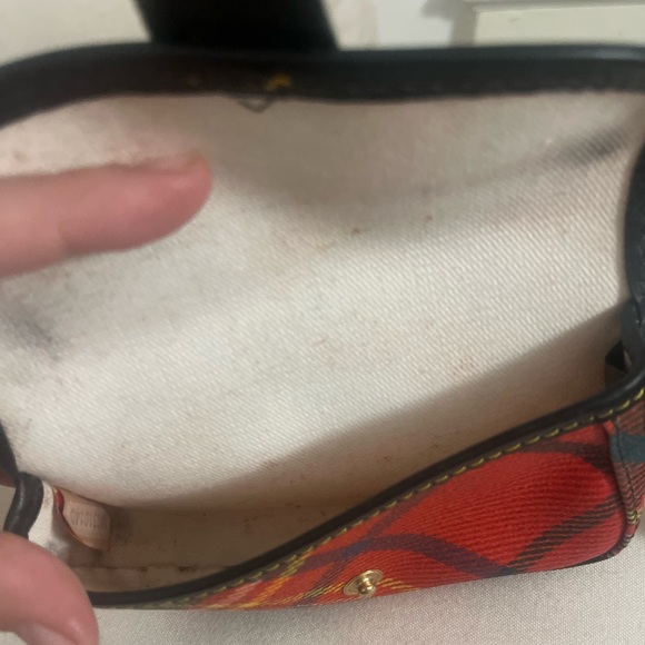 Mini Wristlet Plaid Pouch by Dooney and Bourke - Picture 6 of 7